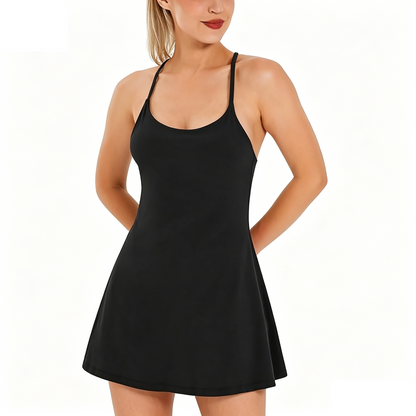🔥Last day promotion🔥Plush Backless Active Dress-Easy Peezy Edition