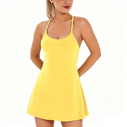 🔥Last day promotion🔥Plush Backless Active Dress-Easy Peezy Edition
