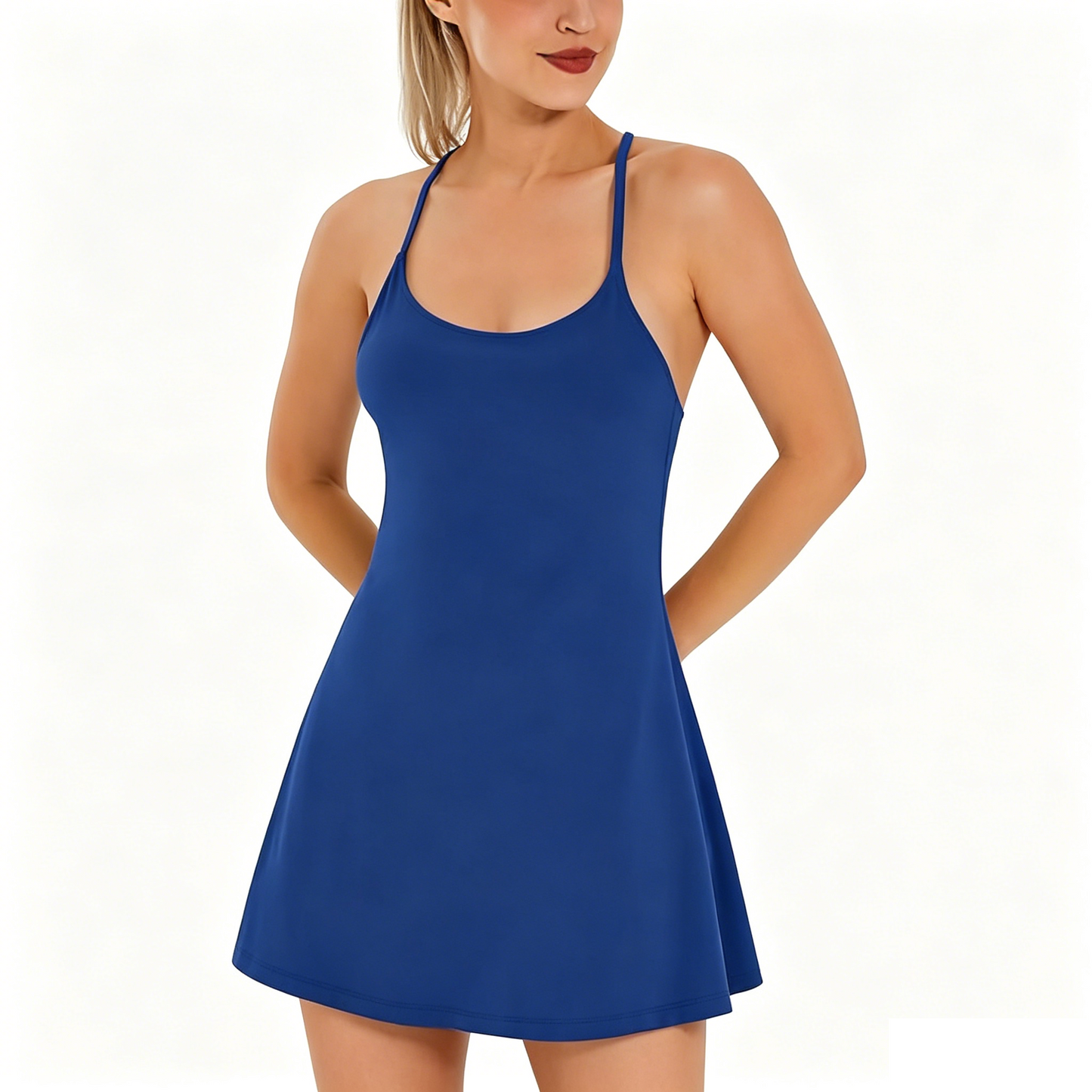 🔥Last day promotion🔥Plush Backless Active Dress-Easy Peezy Edition