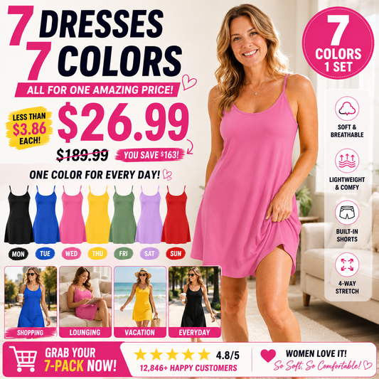 🔥Limited-Time Deal🔥 Easy Peezy Active Dress