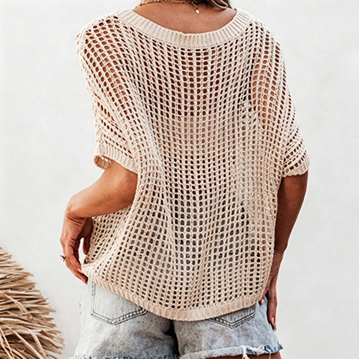 🎉This Week's Special Sales - 60% OFF✨Womens Crochet Pullover Top